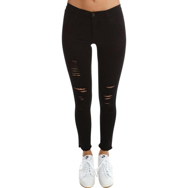 Le High Skinny Raw Edge - Black or White
