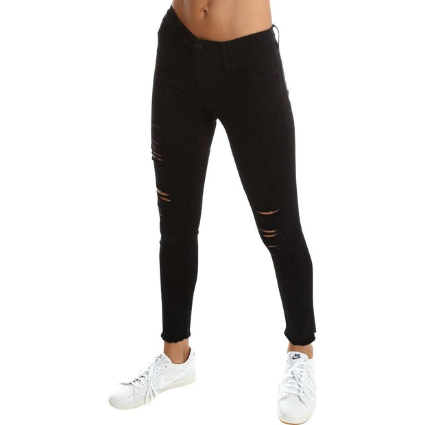 Le High Skinny Raw Edge - Black or White