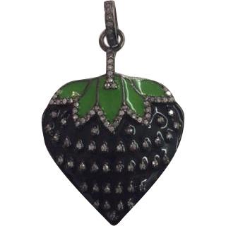 Black Strawberry Pendant
