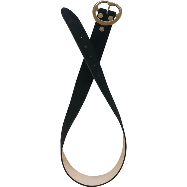 Bell Bottom Suede Belt
