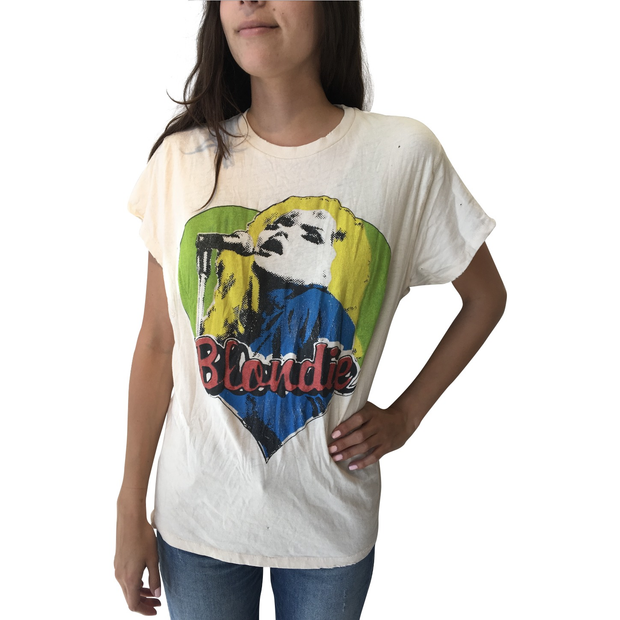 Blondie Crew Tee - Dirty White